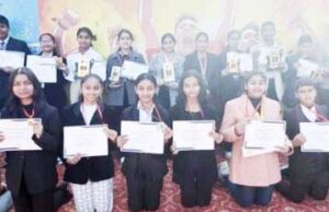 सिंथिया स्कूल में विधार्थियों ने अन्तराष्ट्रीय व राष्ट्रीय मुद्दों पर रखें विचार