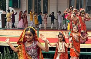 आर्डन प्रोग्रेसिव स्कूल में दिखी पर्यावरण और परंपरा की झलक
