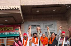 सपा के नवनियुक्त प्रदेश अध्यक्ष मतीन सिद्दीकी का हल्द्वानी में जोरदार स्वागत