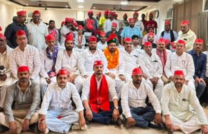 रुद्रपुर में सपा प्रदेश अध्यक्ष हाजी अब्दुल मतीन सिद्दीकी का जोरदार स्वागत