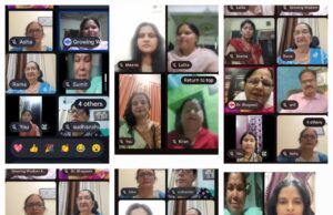 संपर्क साहित्य संस्थान की ऑनलाइन काव्य गोष्ठी में भक्ति और नारी शक्ति के विविध रंग साकार